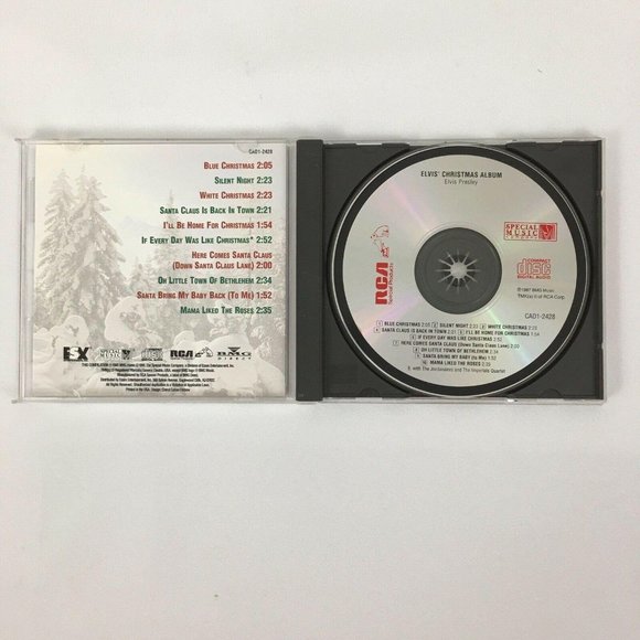Elvis Presley Elvis' Christmas CD Seasonal Album Music 1987 RCA Special Projects - Picture 3 of 4